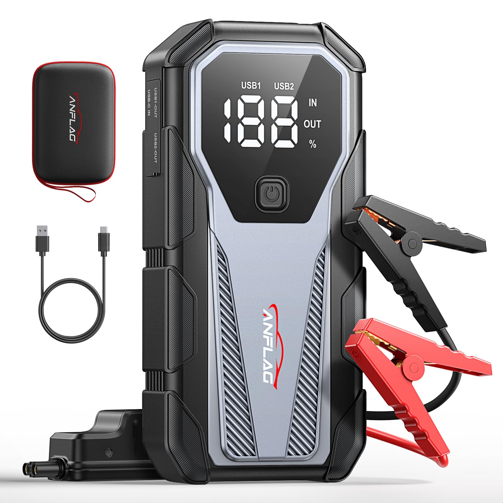 Amazon.com: ANFLAG Car Jump Starter 6000A 12V Battery Pack